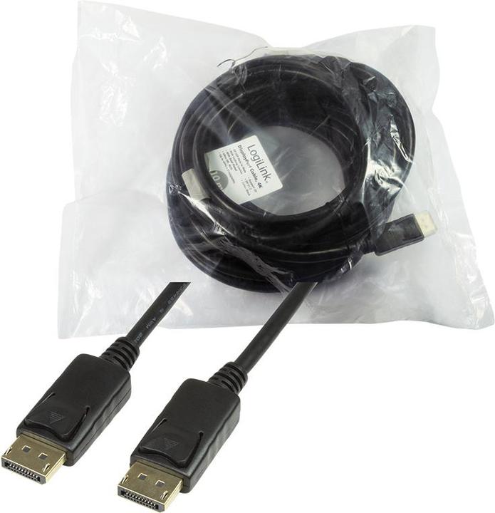 Actual product image LogiLink DisplayPort — DisplayPort (10 m, DisplayPort, 1.2)