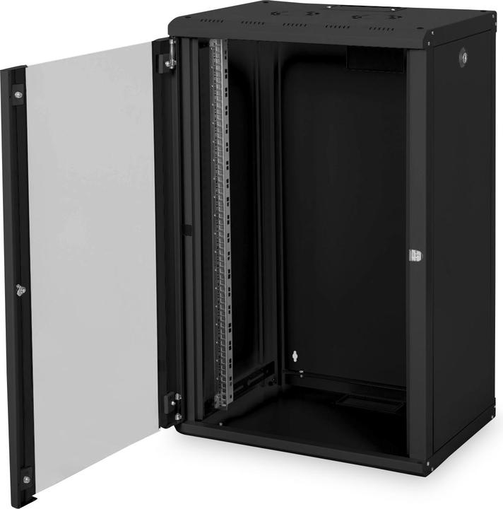 Produktbild Digitus 20HE Wandgehäuse 998x600x450 mm Farbe Schwarz RAL 9005 (20 HE, 19 Zoll Rack)
