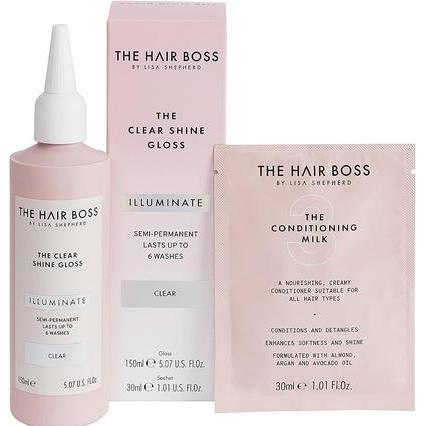 The Hair Boss, Haarfarbe, Clear Shine Gloss Semi-Permanent Haarkur 150ml