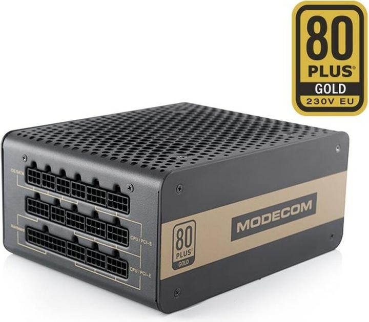 Actual product image Modecom Zasilacz Volcano Gold 850 W (ZAS-MC92-SM-850-ATX-VOLCANO-GOLD) (850 W)