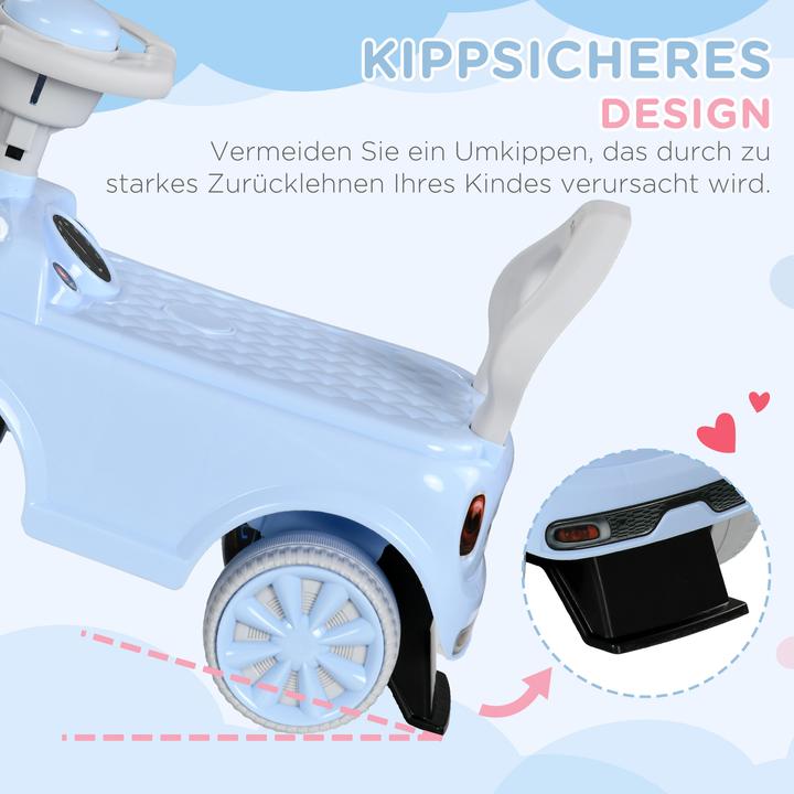 Actual product image Aiyaplay Rutschauto Kunststoff Hellblau