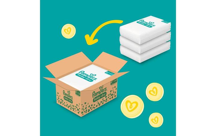 Productafbeelding Pampers Baby-Dry (Maat 4+., Maandelijks pakket, 198 Pcs.)