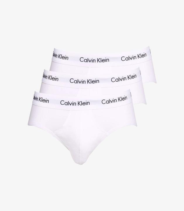 Produktbild Calvin Klein Slip "Cotton Stretch" Weiss (M, 3er Pack)