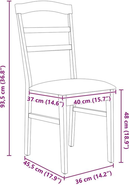 Produktbild vidaXL Essbereich Sitzmöbel