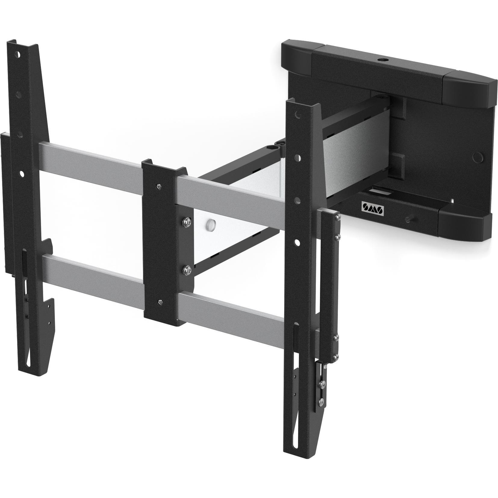 SMS Icon 3d Medium Alu/Black Wall. (Wand, 55", 25 kg), TV Wandhalterung, Schwarz