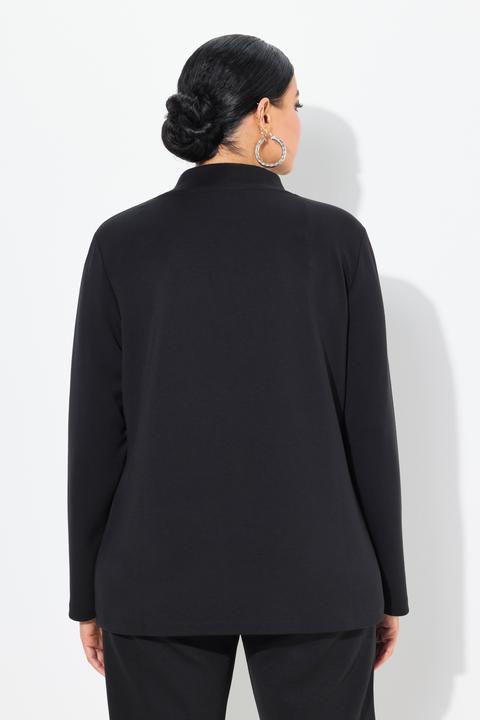 Produktbild Ulla Popken Sweatshirt, Blüte, Stehkragen, Langarm, Modalmix (58)