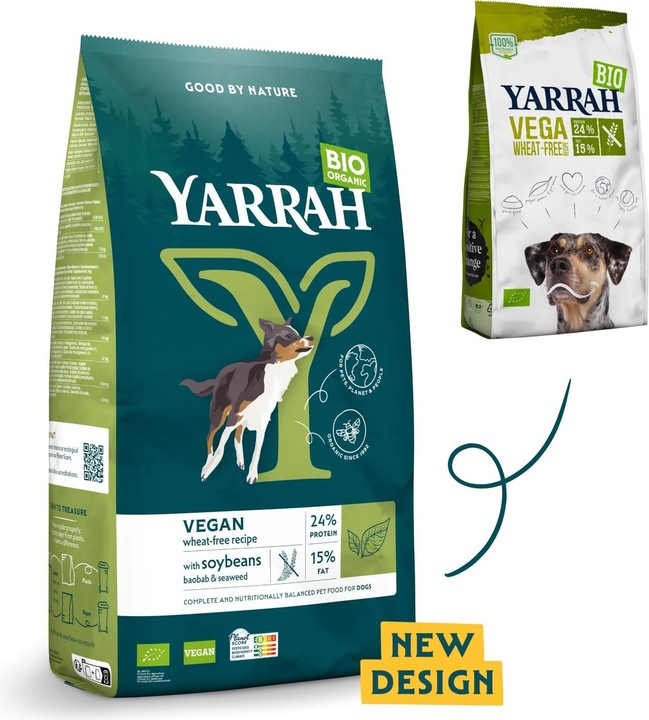 Produktbild Yarrah Trockenfutter Dog TF Bio Vega, 10 kg, Adult, Getreidefrei (Adult, 1 Stk., 10000 g)