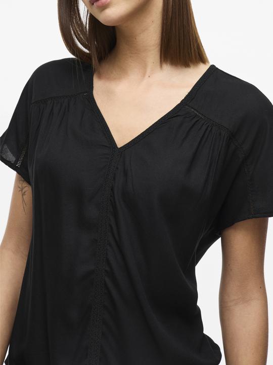 Image du produit Vila V-Ausschnitt Oberteil mit kurzen Ärmeln (44)