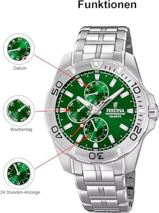 Produktbild Festina F20445/7 Multifunktion (Analoguhr, Chronograph, 43 mm)