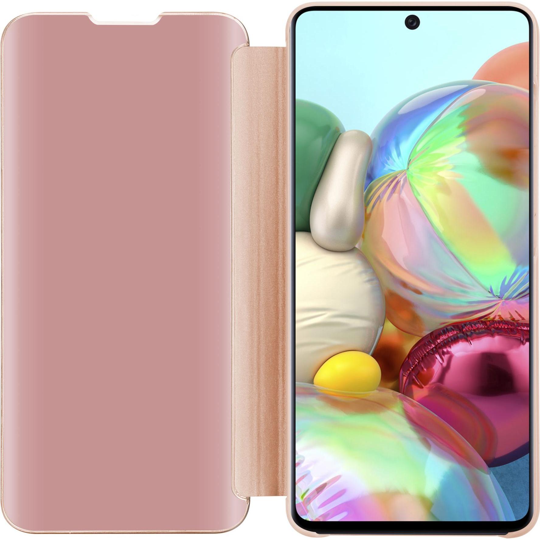 Thumbnail - Cadorabo Book Smart View Spiegel Cover (Samsung Galaxy A71), Smartphone Hülle, Pink