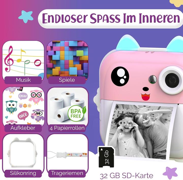 Produktbild TinyGeeks Sofortbildkamera für Kinder