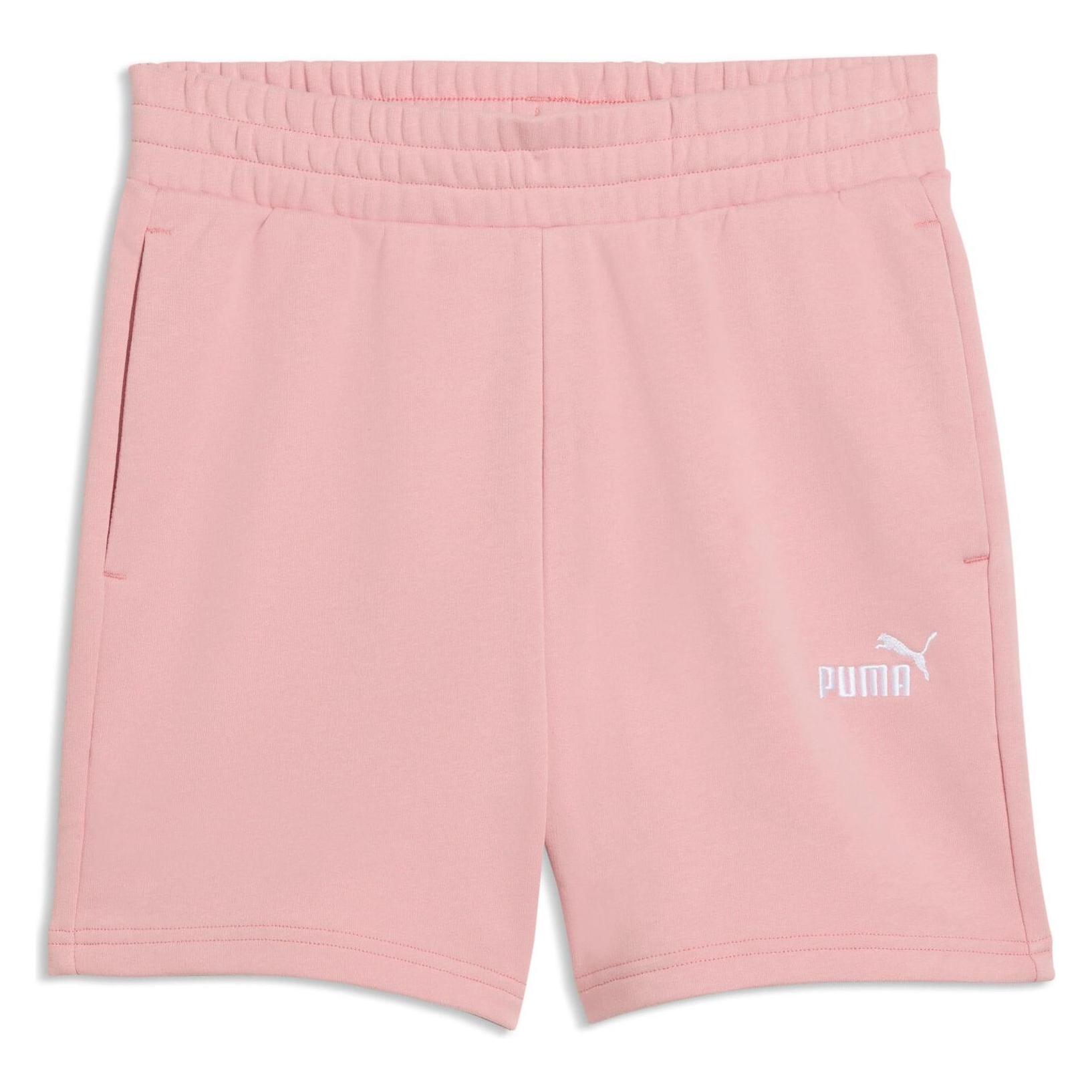 Puma, Vrouwen, Korte Broek, Ess Small No. 1 Logo 5" High-Waist Shorts Tr (s), Veelkleurig, (L)