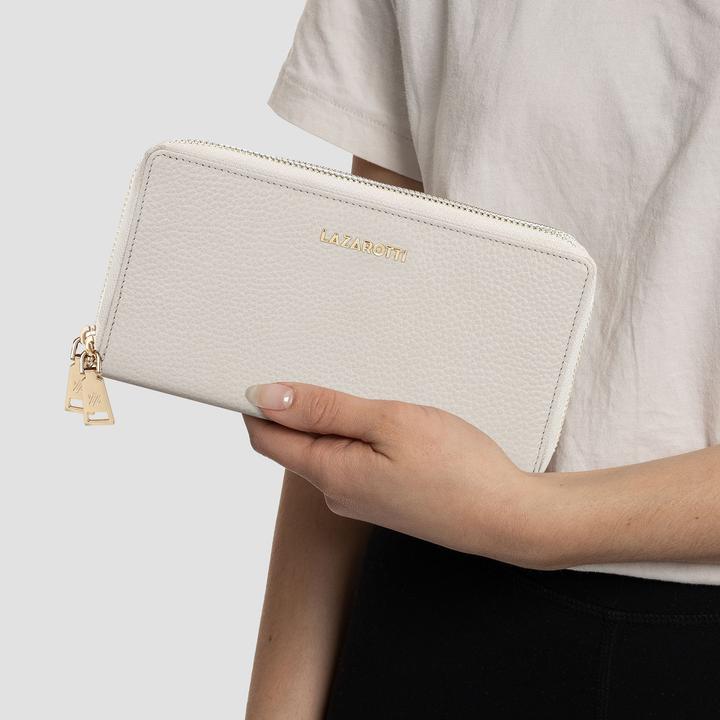 Actual product image Lazarotti Bologna Leather wallet RFID protection leather 20 cm