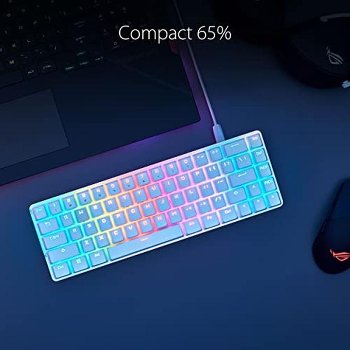 Actual product image ASUS Rog Falchion Ace White (FR, Cable)