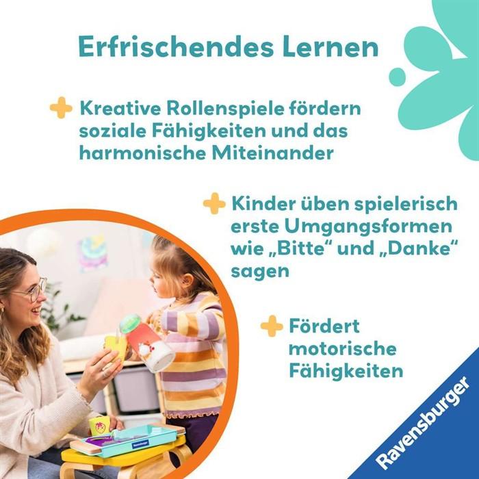 Image du produit Ravensburger Ensemble de jeu de boissons Play+ : Cool Drinks - Pretend Play Set, Jouets 18 mois et + (Allemand)