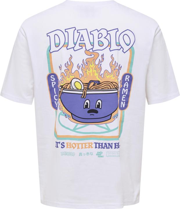 Produktbild Only & Sons Onskeane Rlx Ss Print Tee Noos (L)