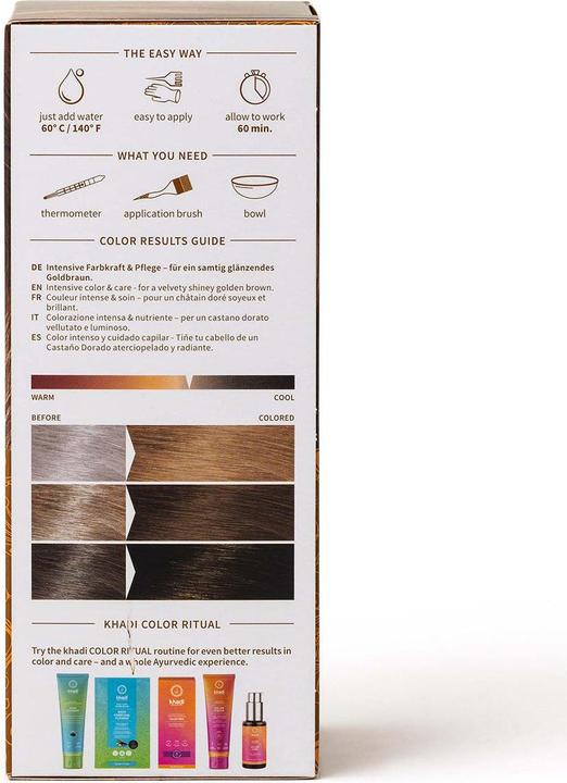 Image du produit Khadi Couleur des cheveux végétaux (Marron)