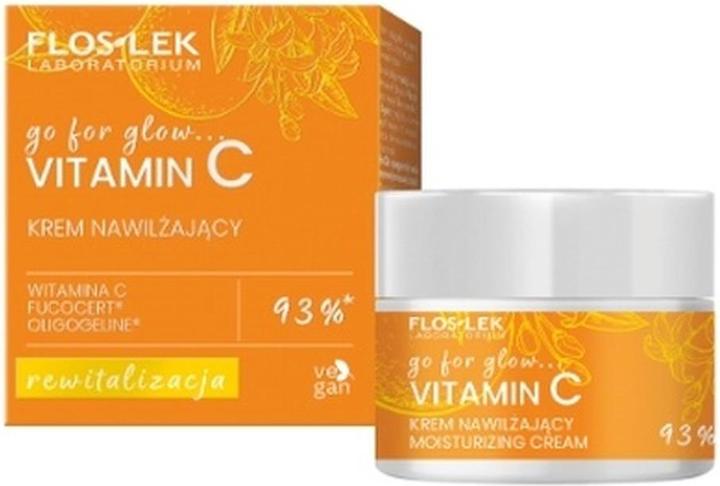 Actual product image Floslek Laboratorium Go For Glow Vitamin C Moisturizing Cream For Day And Night 50 Ml (50 ml, Day cream)