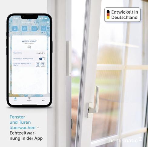 Produktbild Homematic IP Fenster-/Türkontakt plus HmIP-SWDO-PL