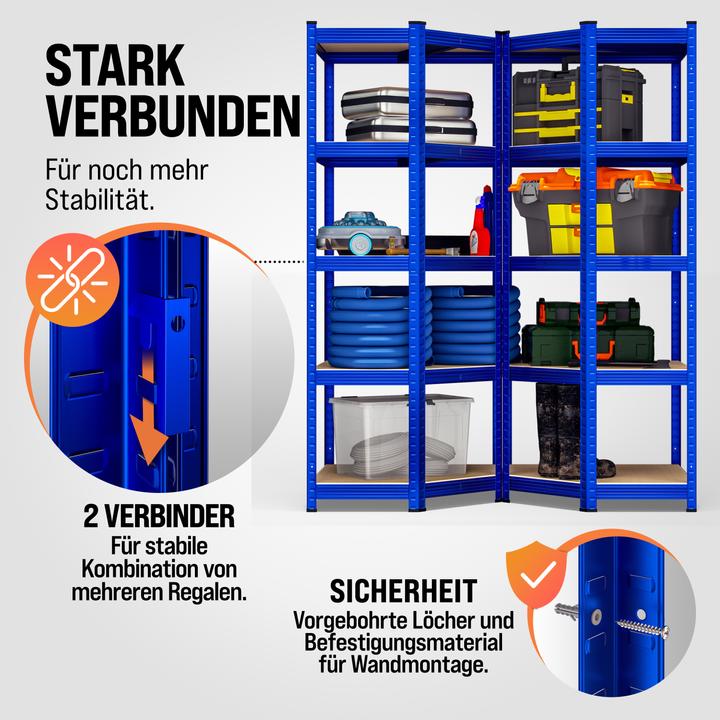 Produktbild Monzana Schwerlastregal Eckregal