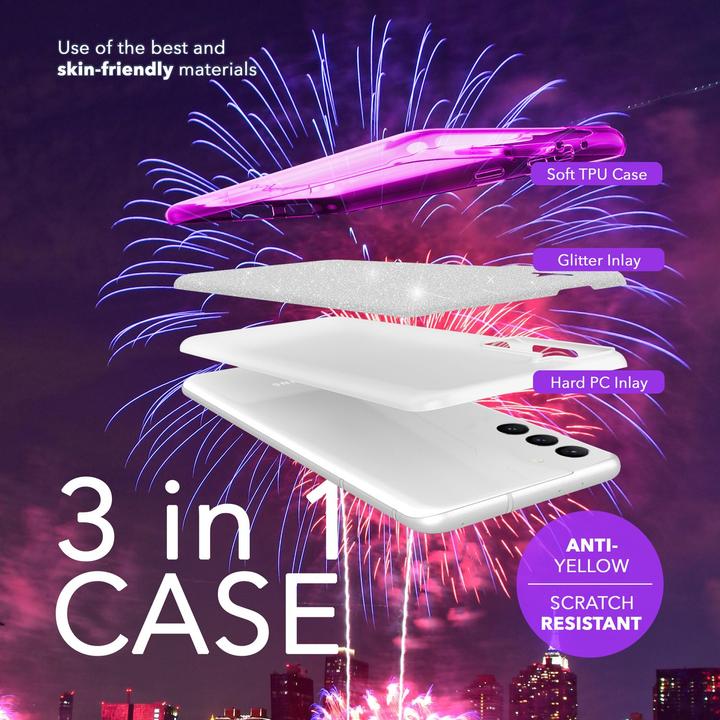 Image du produit Nalia Étui hybride pailleté (Samsung Galaxy S24+)