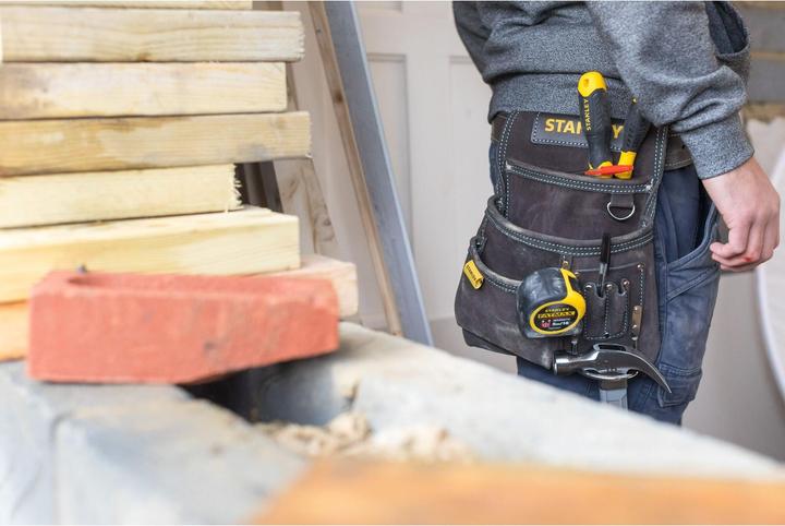 Productafbeelding Black & Decker Stanley Lederen Hamer En Spijker Tas