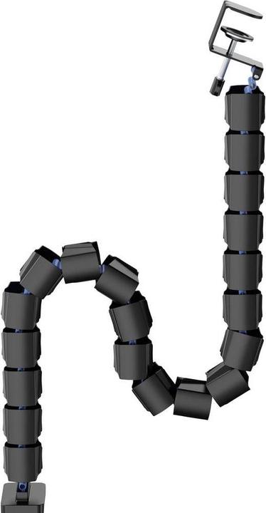 Image du produit SpeaKa Professional Kabel-Bündelschlauch ABS, Stahl, Thermoplast Schwarz flexibe (Gaines pour câbles, 134.60 cm)