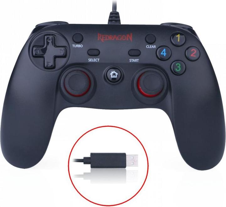Actual product image Redragon : Saturn G807 Wired Controller /PC (PS3, PC, Android)