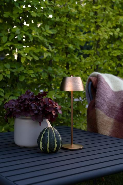 Image du produit Konstsmide Akku-Tischleuchte Éze LED 2200/3000K, Dimmbar - Kupfer Matt (170 lm)