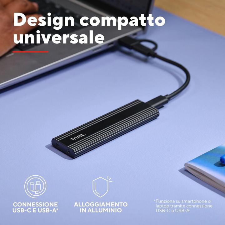 Produktbild Trust USB-C SSD Enclosure 2m (M.2)