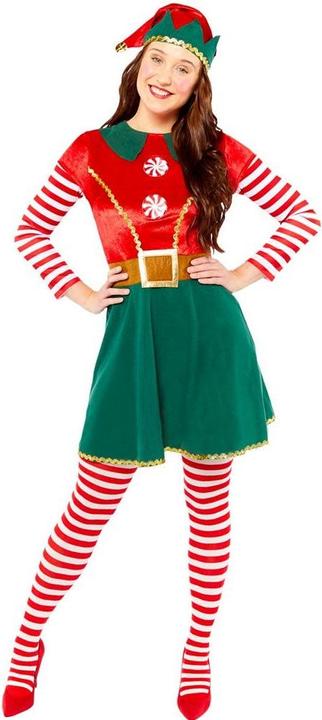 Produktbild Amscan Santas Helferin Elfi Elf Damenkostüm (S)