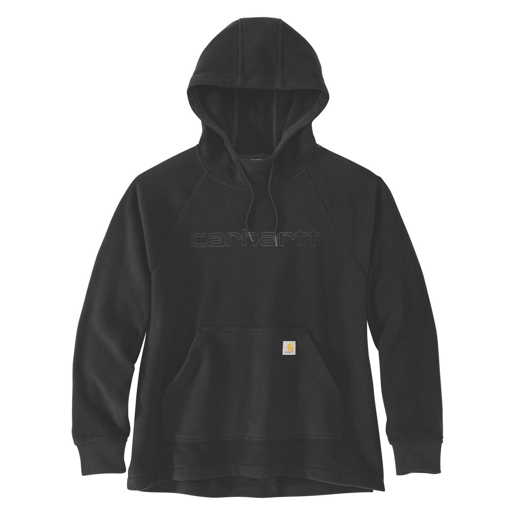 Carhartt, Damen, Pullover, Felpa Con Cappuccio In Pile, Schwarz, (S)