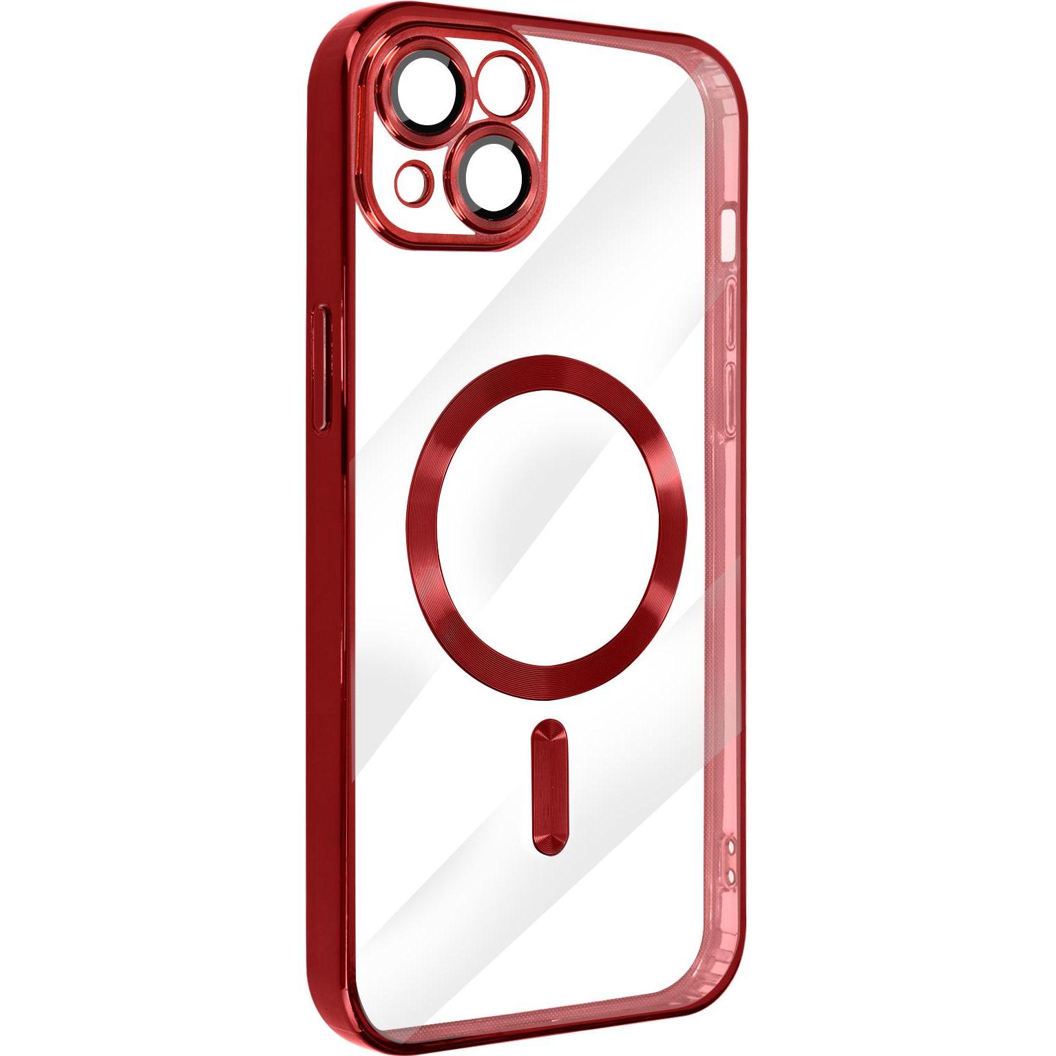 Thumbnail - Avizar Chrom Handyhülle Series (Apple iPhone 14), Smartphone Hülle, Rot