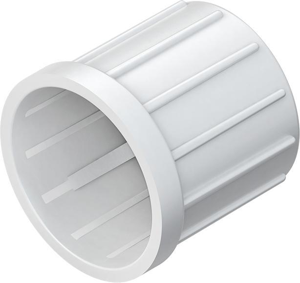 HKL Eindhuls M50 1590M50 f.Pijp-D50mm PE RAL7035 lichtgrijs