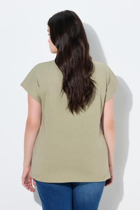 Actual product image Ulla Popken Eco Cotton Mesh Panel Tee (42, 44)