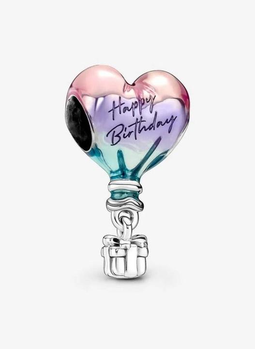 Produktbild Pandora Charm Happy Birthday Heissluftballon (Emaille, Silber 925)