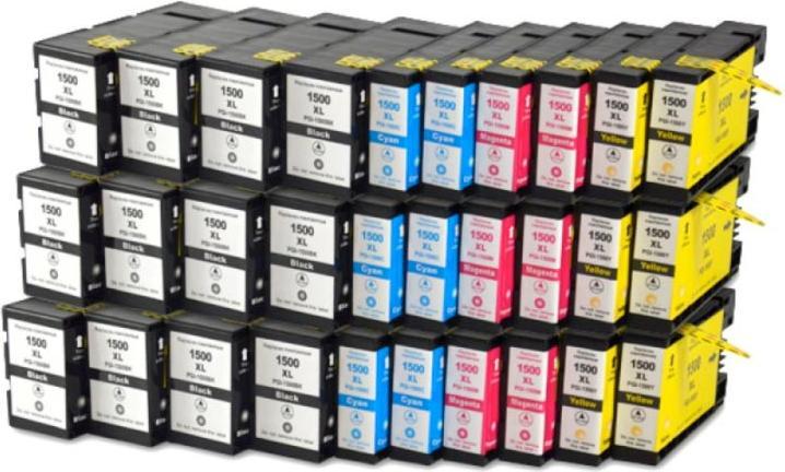 Immagine prodotto Hermex Cartucce d'inchiostro compatibili 30 Canon PGI-1500 XL 9182B004 BK M C Y (M, FC, C, Y)