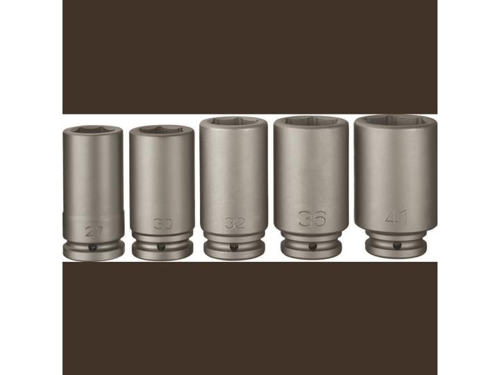 Immagine prodotto Fein Set di prese di corrente lunghe 3/4 " (32 mm, 41 mm, 27 mm, 30 mm, 36 mm)