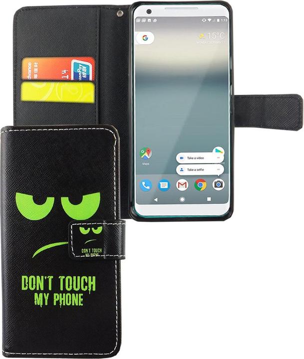 Produktbild König Design Hülle Handy Schutz für Google Pixel 2 XL Case Cover Tasche Wallet Etui Bumper (Google Pixel 2 XL)