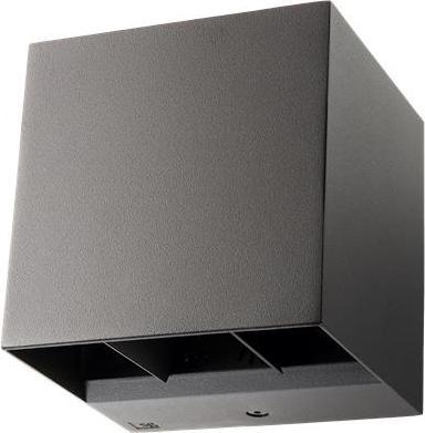 Sg Armaturen SG Leuchten LED up/down light Artes Mini 8W 3000K 380lm grafiet Konv IP44 86x86x100mm (380 lm, IP44)