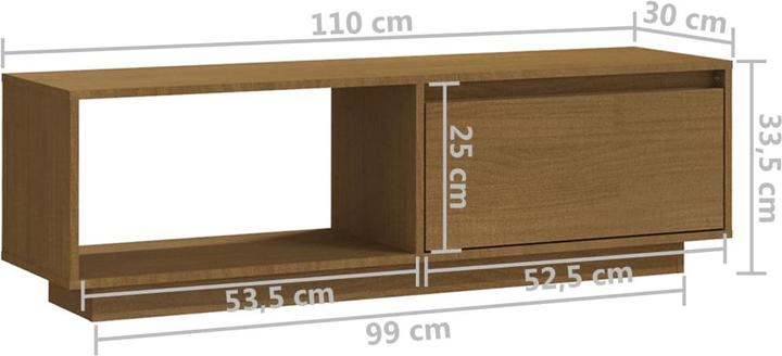 Produktbild vidaXL Kinsley (110 x 30 x 33.5 cm)
