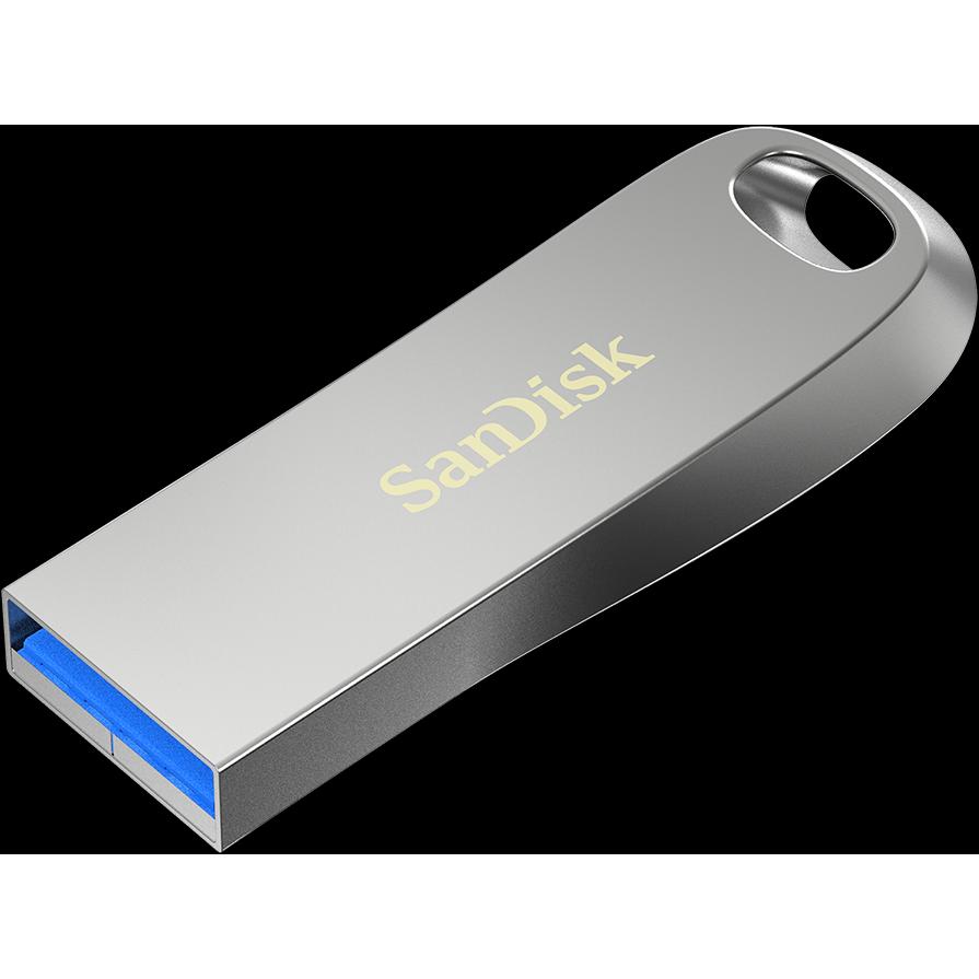SanDisk Ultra Luxe (512 GB, USB-A), USB Stick, Silber