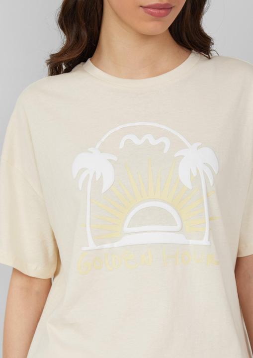 Actual product image S.Oliver T-Shirt Baumwollshirt mit Frontprint (XXL)