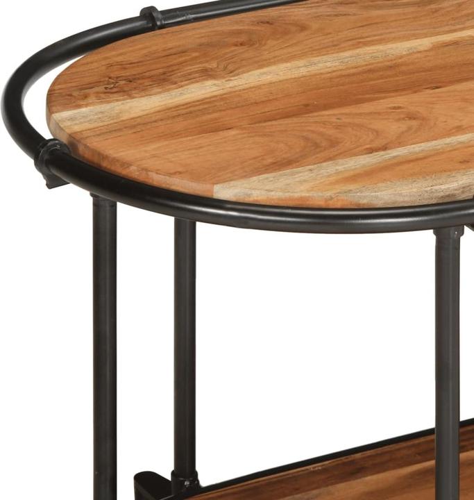 Immagine prodotto vidaXL Mobile TV Mobile TV basso Tavolo TV in legno massiccio di acacia (160 x 42 x 40 cm)