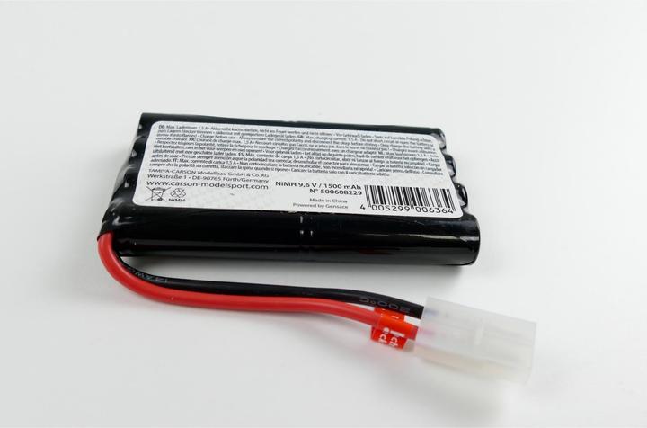 Produktbild Carson 9,6V/1500mAh NiMH Power Akku TAM (9.60 V, 1500 mAh)