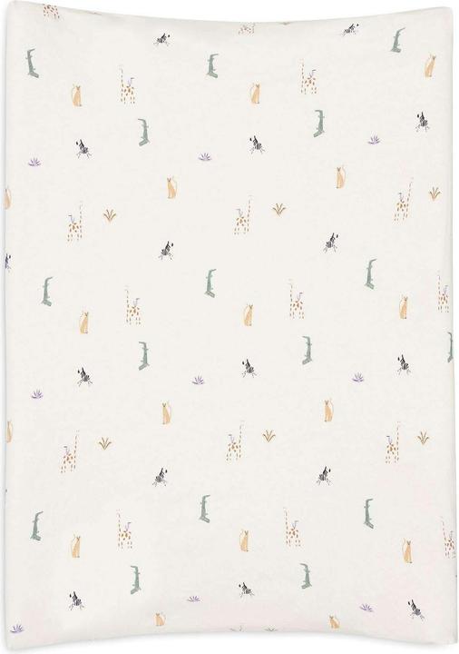 Produktbild Jollein Wickelkissenbezug Jungle Jambo Weiss (50 x 70 cm)