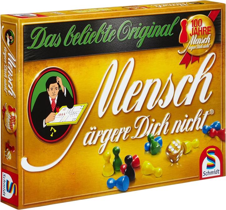 Produktbild Schmidt Spiele Mensch ärgere dich nicht, Gold (Deutsch, 2 - 6 Spieler)