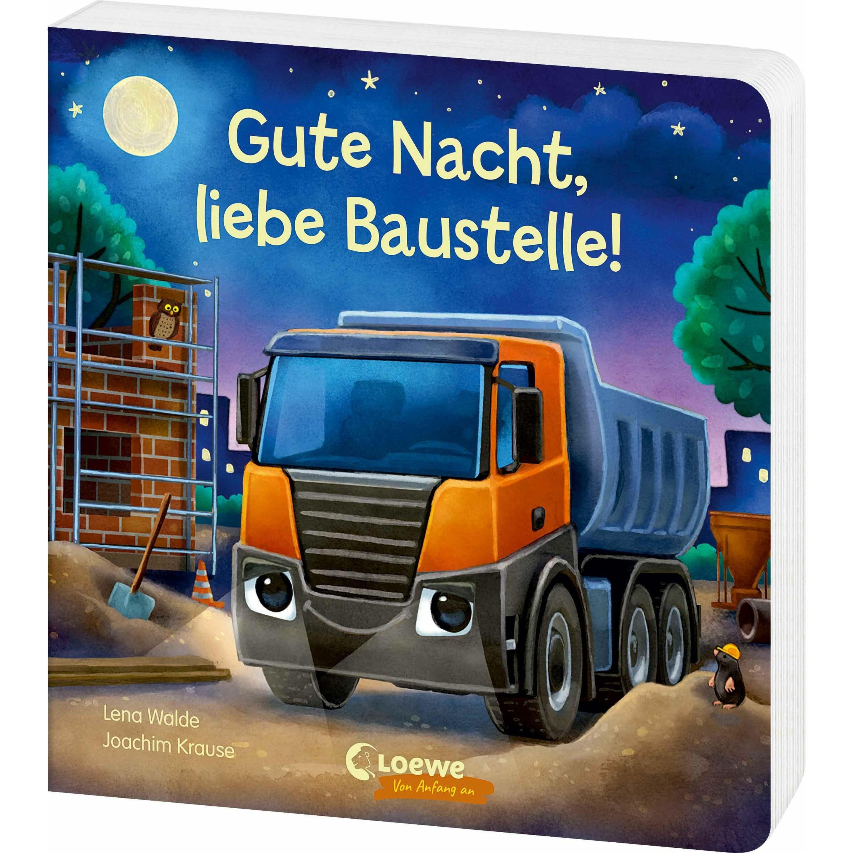 Loewe, Libro bebè, Gute Nacht, liebe Baustelle! (Tedesco)
