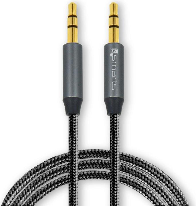 4smarts 3.5 mm Klinkenkabel (1 m, 3.5mm Klinke (AUX))