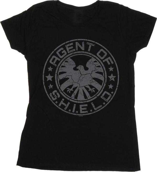 Immagine prodotto Maglietta donna/donna Avengers Shield Beaten Circle in cotone (XL)